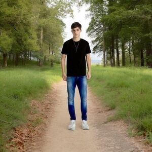 Denim Blue Jeans Oxbow Slim Jeans Men’s Cotton Jeans
